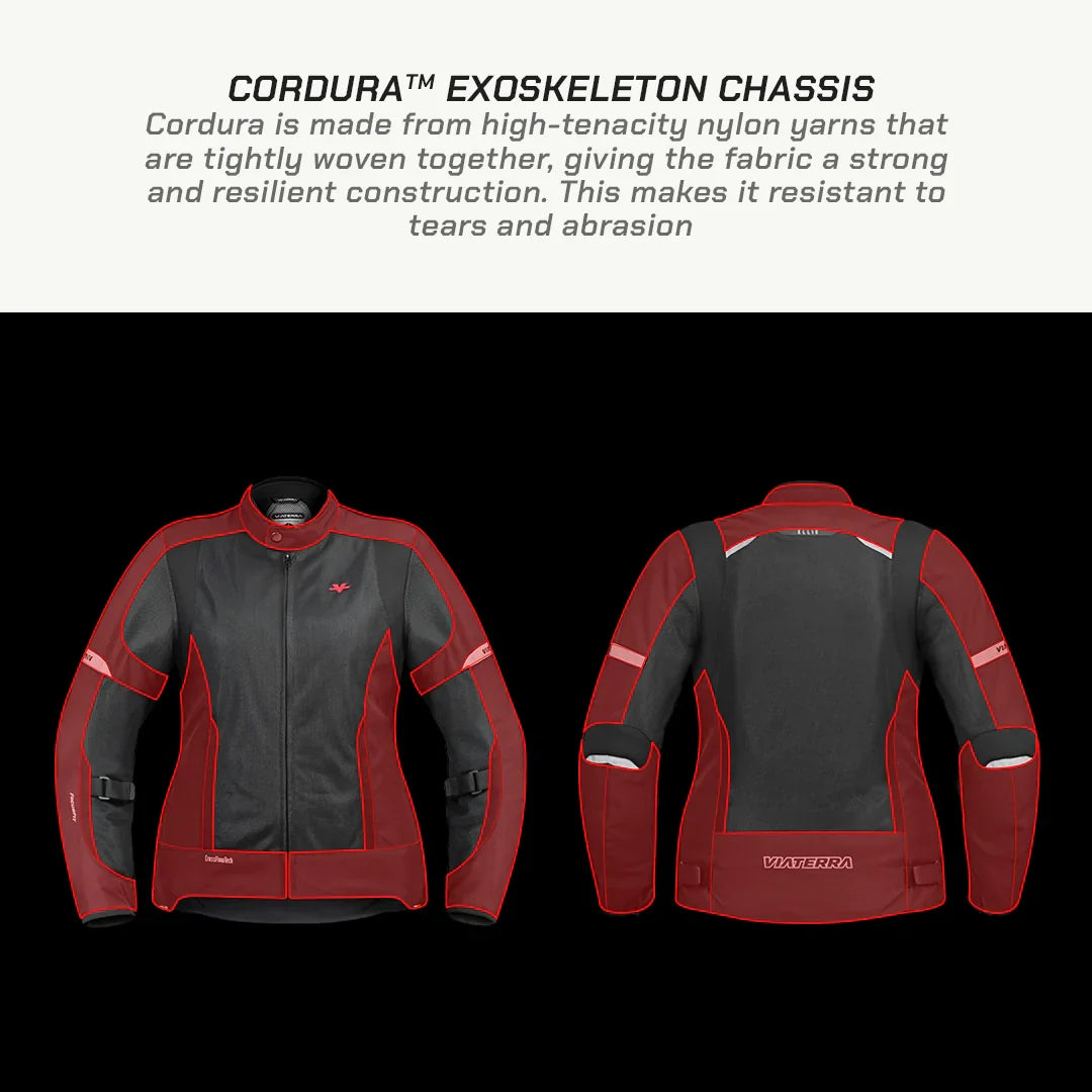 ViaTerra ELLIS – WOMEN'S STREET MESH RIDING JACKET