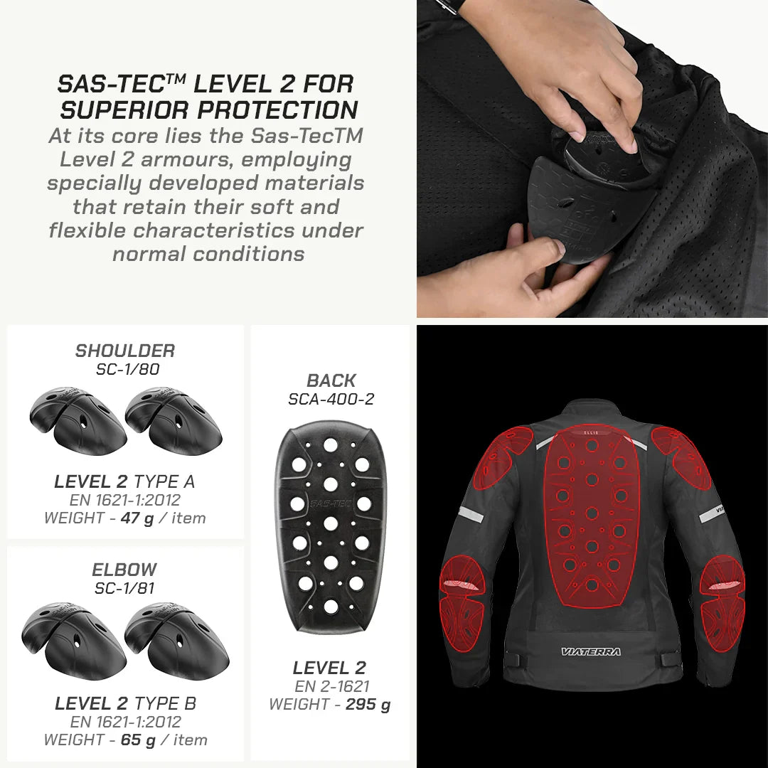 ViaTerra ELLIS – WOMEN'S STREET MESH RIDING JACKET