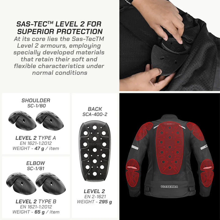 ViaTerra ELLIS – WOMEN'S STREET MESH RIDING JACKET