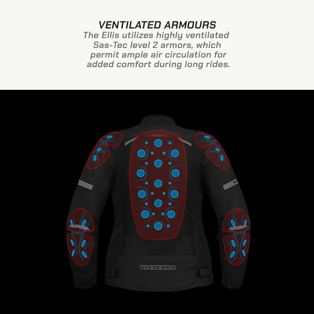 ViaTerra ELLIS – WOMEN'S STREET MESH RIDING JACKET