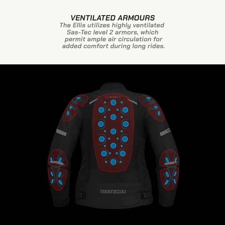 ViaTerra ELLIS – WOMEN'S STREET MESH RIDING JACKET