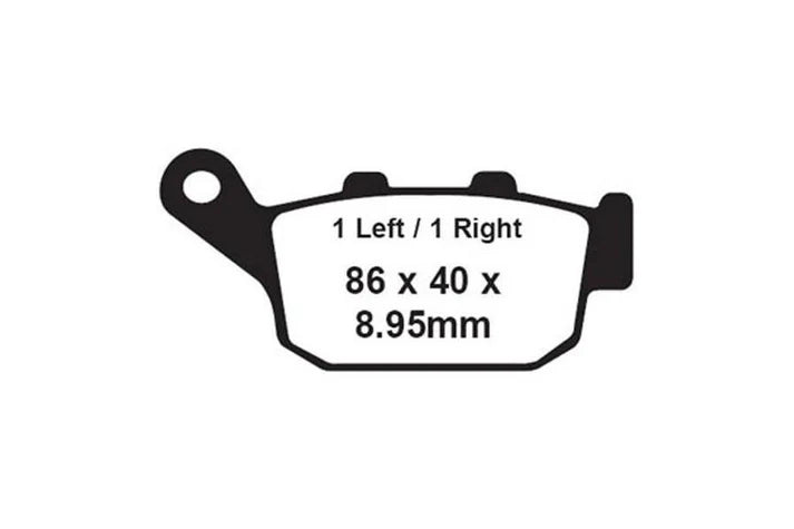 Brakes - FA496V Semi Sintered - EBC (Rear)