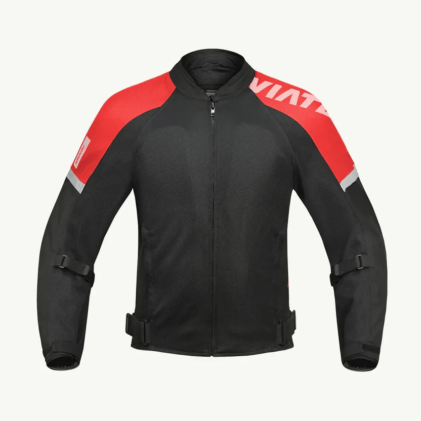 ViaTerra FENDER – URBAN MESH RIDING JACKET with base layer.