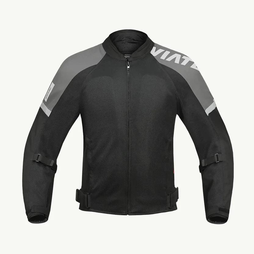 ViaTerra FENDER – URBAN MESH RIDING JACKET with base layer.