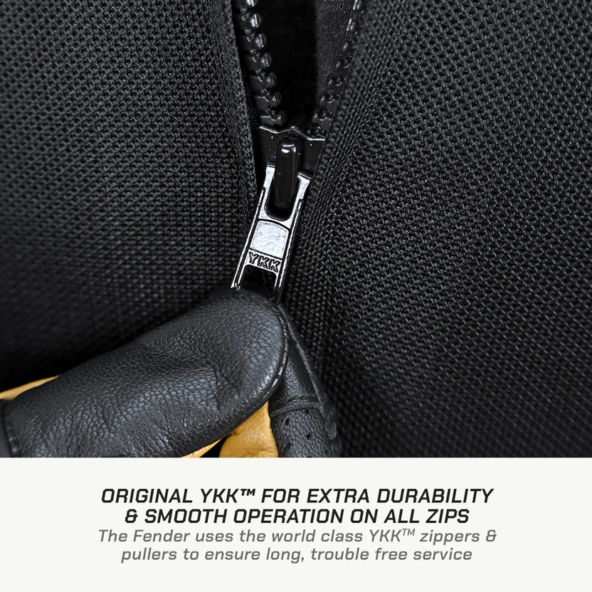 ViaTerra FENDER – URBAN MESH RIDING JACKET with base layer.