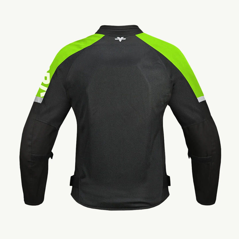ViaTerra FENDER – URBAN MESH RIDING JACKET with base layer.