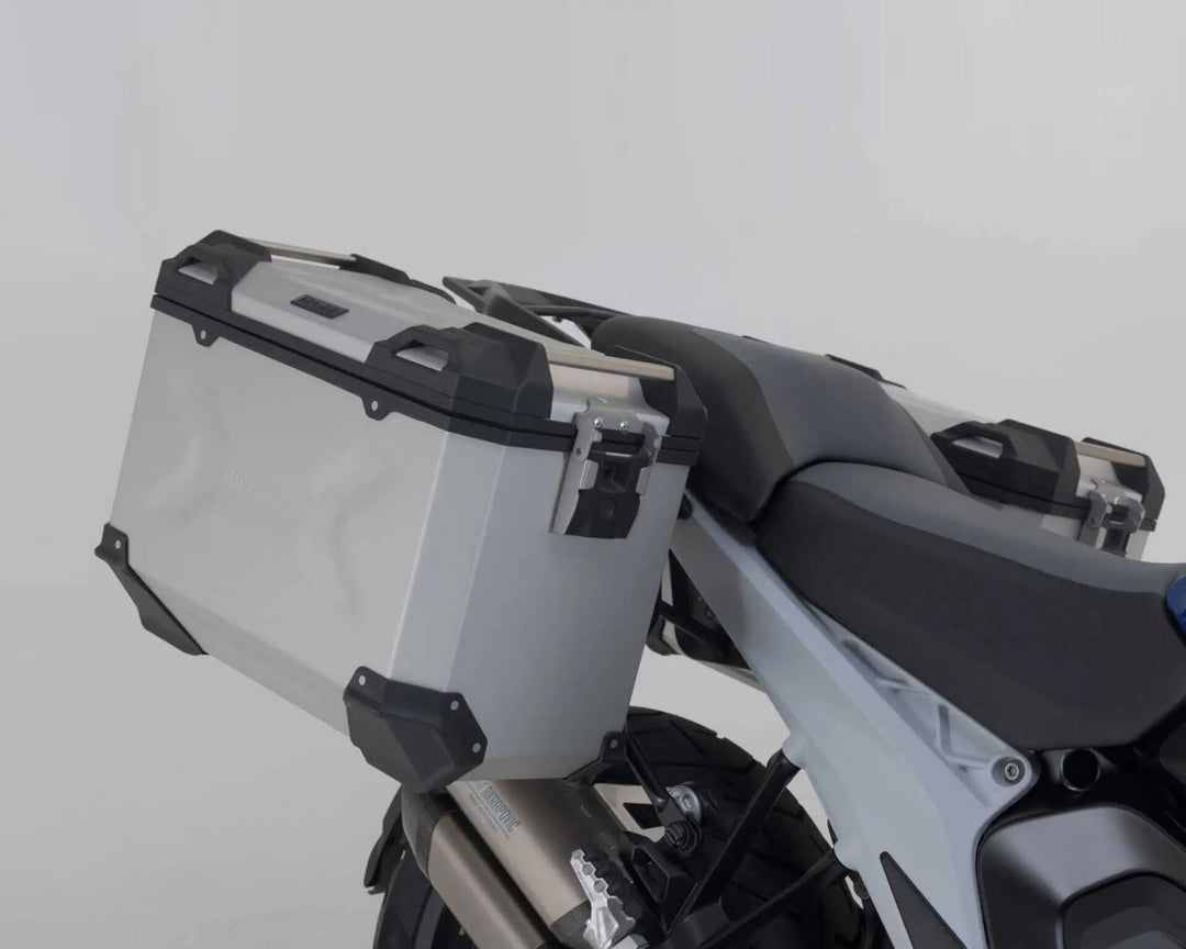 SW-Motech TraX ADV Side Case System for BMW R 1300 GS – 37/37L – Silver