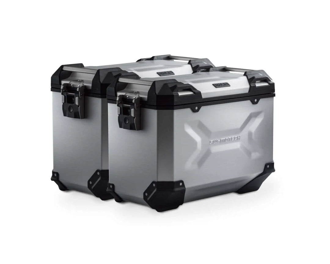 SW-Motech TraX ADV Side Case System for BMW R 1300 GS – 45/45L – Silver