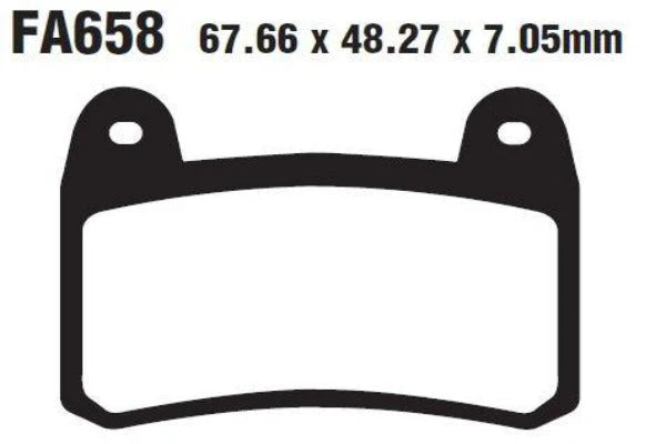 Brakes - FA658 Organic - EBC