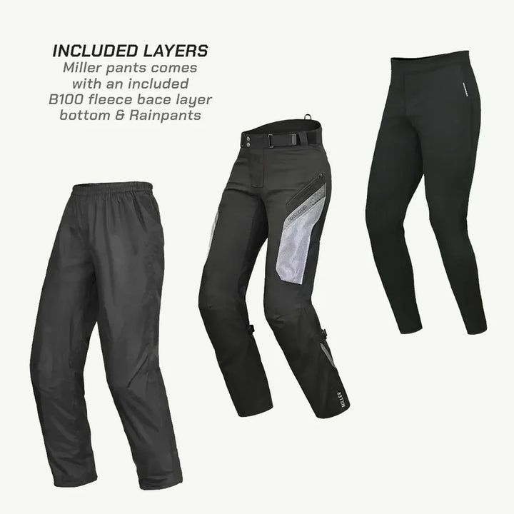 ViaTerra MILLER – STREET MESH RIDING PANTS WITH LINERS