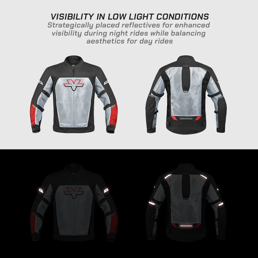 ViaTerra MILLER – STREET MESH RIDING JACKET WITH LINERS