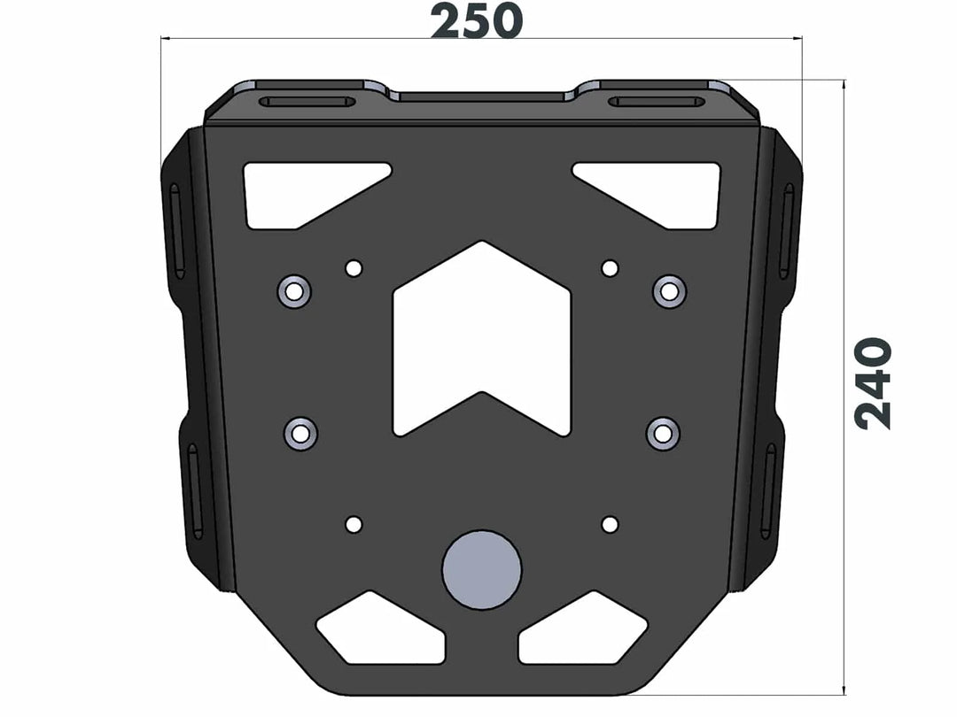 HONDA NX 500 Top Rack / Carrier - Mini Rack