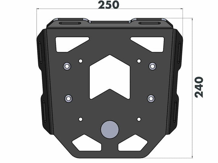 HONDA NX 500 Top Rack / Carrier - Mini Rack