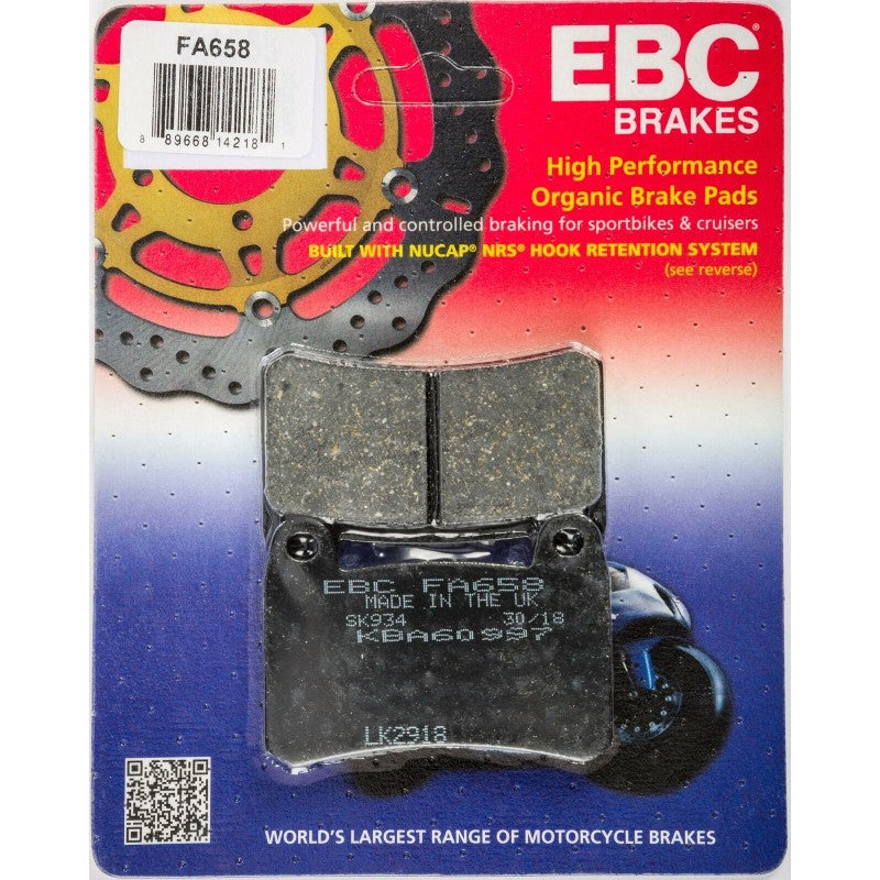 Brakes - FA658 Organic - EBC
