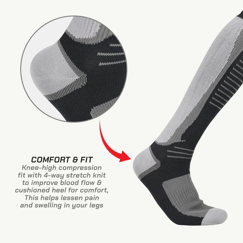 ViaTerra RANDY SUN – MERINO WOOL WATERPROOF KNEE HIGH SOCKS.