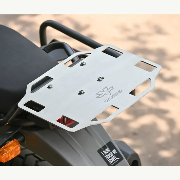 ViaTerra- ALUMINIUM REAR RACK - ROYAL ENFIELD HIMALAYAN BS6 411 (2021-23)