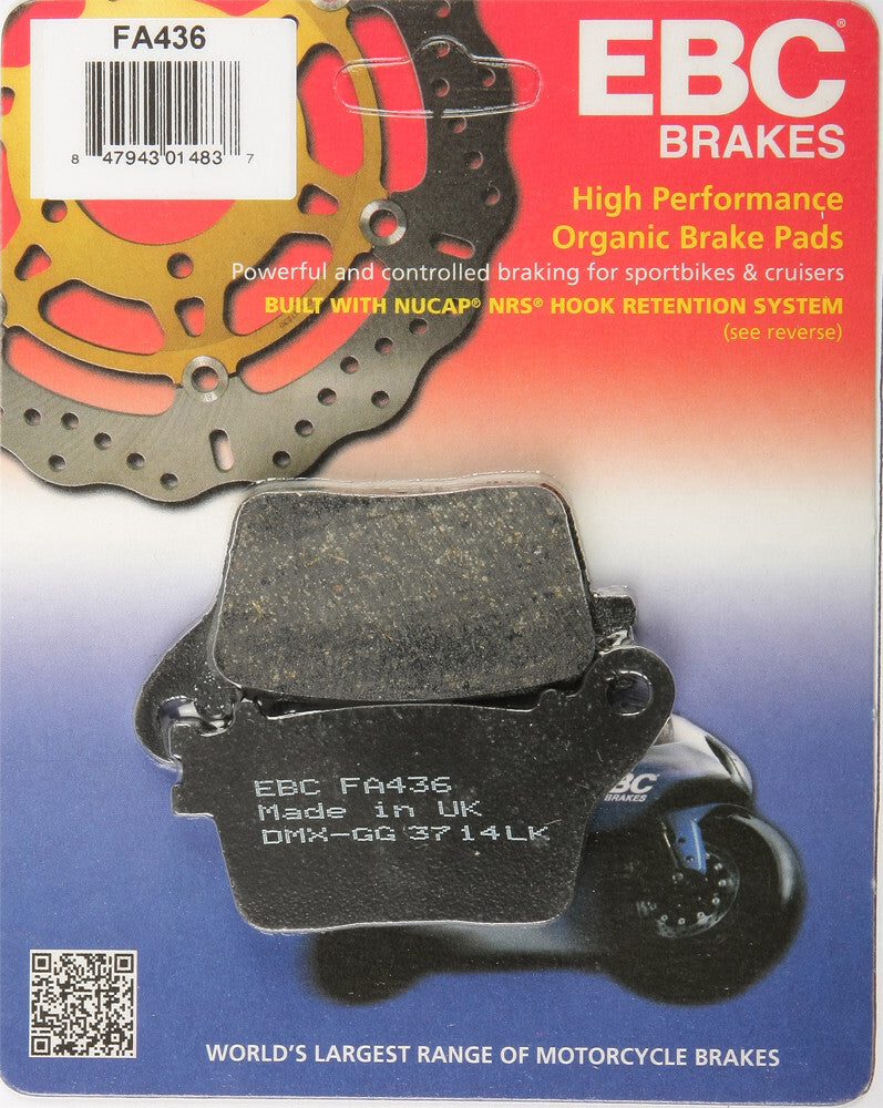 Brakes - FA436 Organic - EBC (Rear)