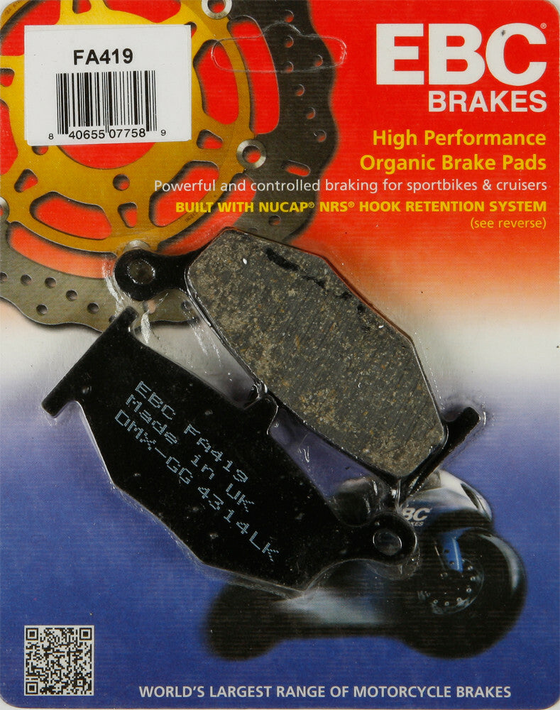 Brakes - FA419 Organic - EBC (Rear)