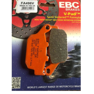 Brakes - FA496V Semi Sintered - EBC (Rear)