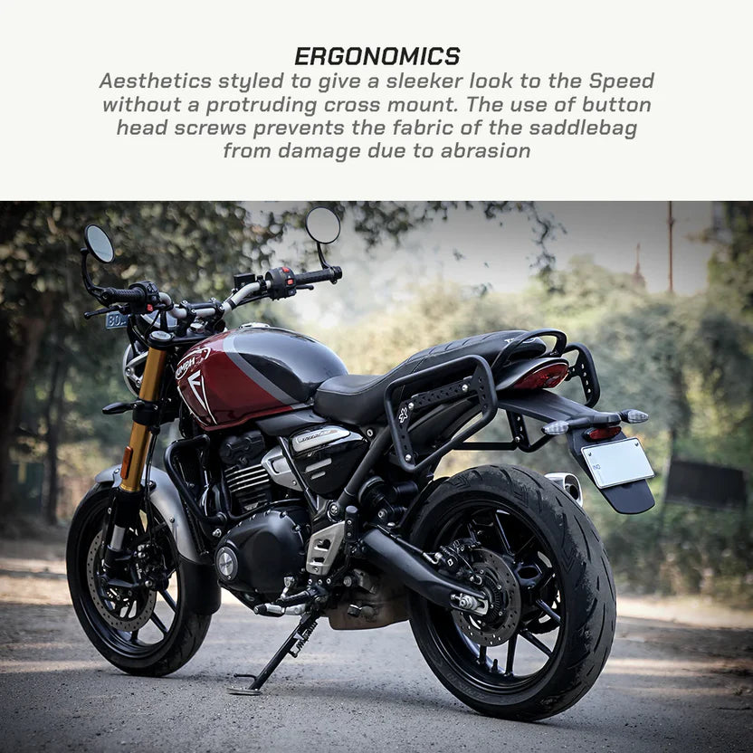 ViaTerra- SADDLEBAG RACK – TRIUMPH SPEED 400