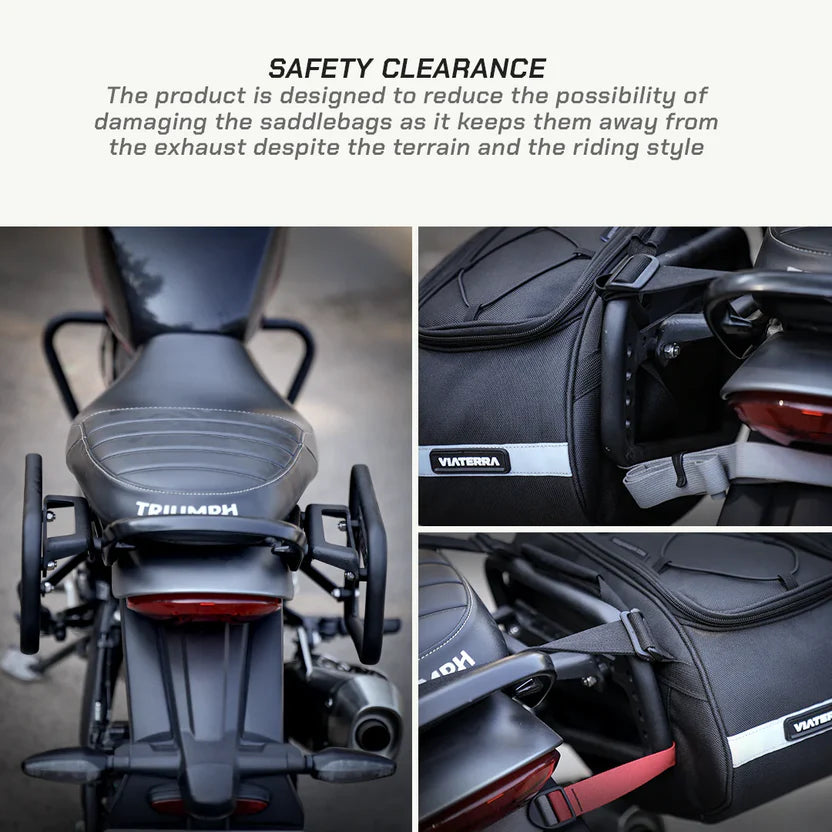 ViaTerra- SADDLEBAG RACK – TRIUMPH SPEED 400