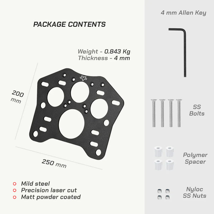 ViaTerra- TOP BOX ADAPTER PLATE – HERO XPULSE 200