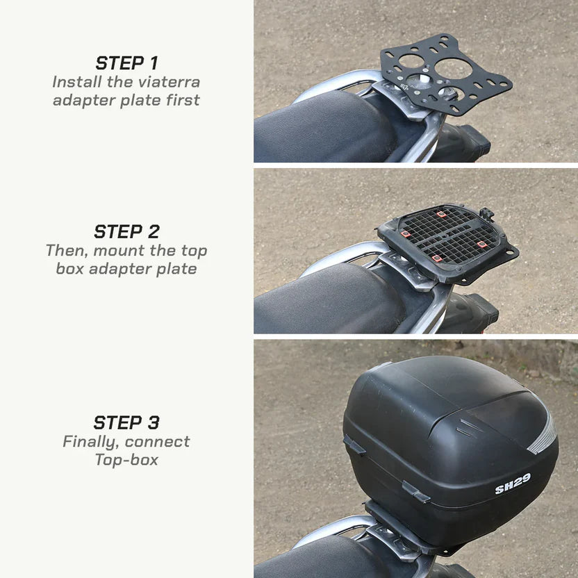 ViaTerra- TOP BOX ADAPTER PLATE – HERO XPULSE 200