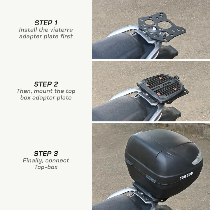 ViaTerra- TOP BOX ADAPTER PLATE – HERO XPULSE 200