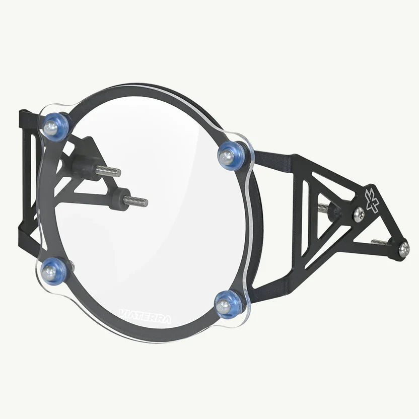 ViaTerra- Headlight Guard for Hero XPulse 200 - Clear Shield