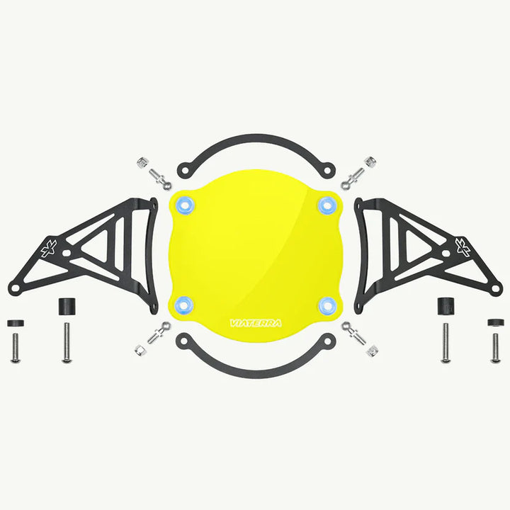 ViaTerra- Headlight Guard for Hero XPulse 200 - Yellow Tint