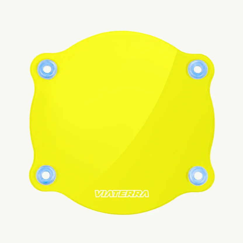 ViaTerra- HEADLIGHT GUARD REPLACEMENT SHIELD FOR HERO XPULSE 200 - YELLOW TINT