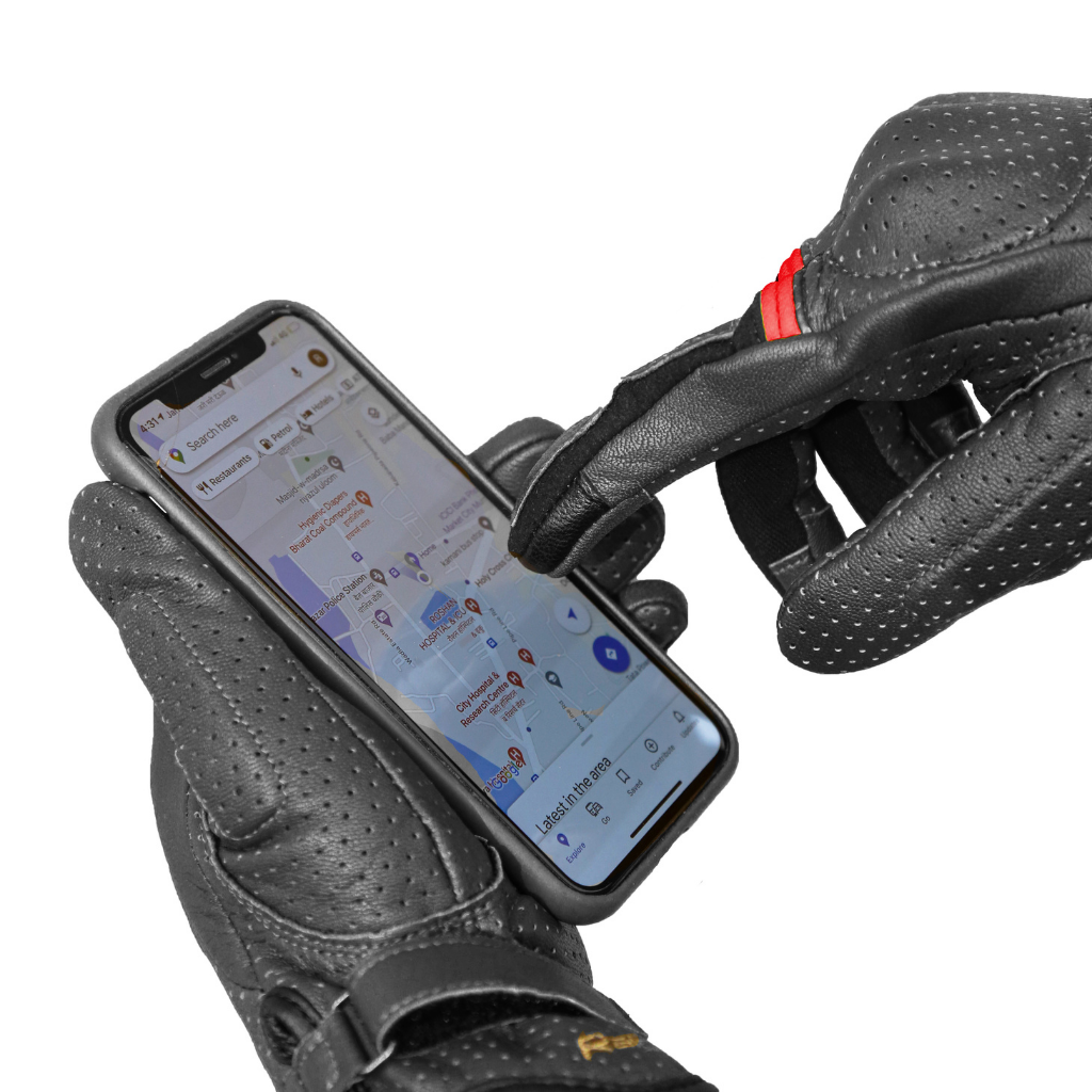 Raida- CruisePro Riding Gloves- Red