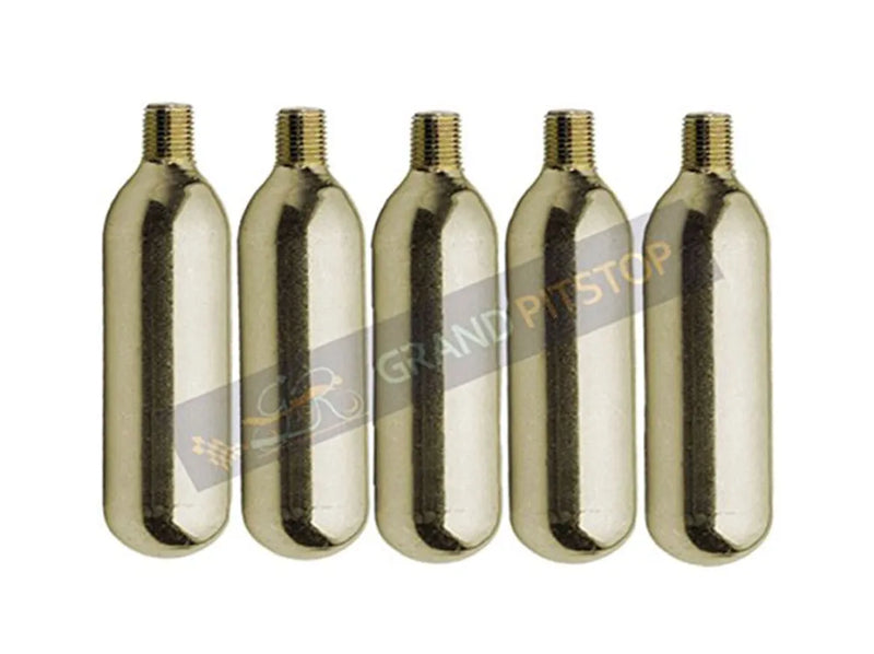 Co2 Cartridges (Pack of 5) for Tyre Puncture Repair Kits Biker's Pad