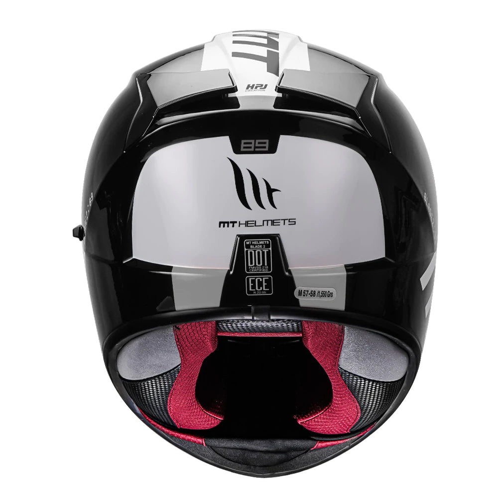 MT Blade 2SV 89 (Gloss) Motorcycle Helmet – Biker's Pad
