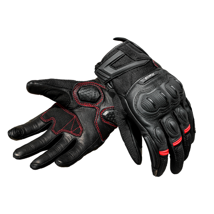 Raida- AirWave Riding Gloves- Red