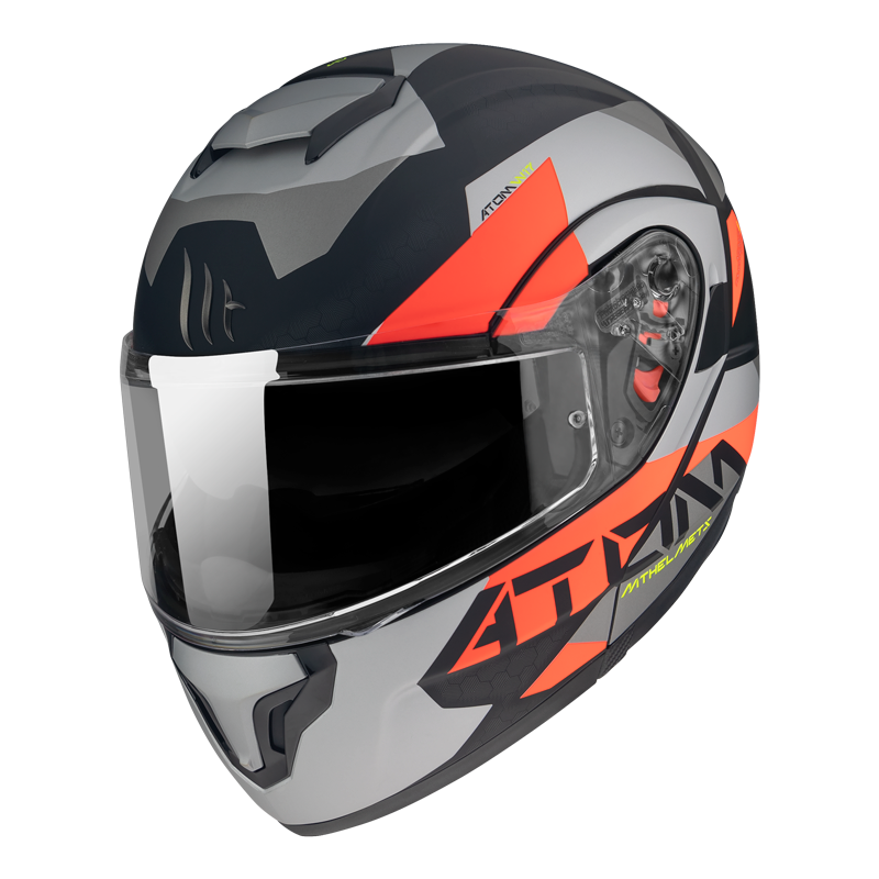 mt atom helmet MT- Atom SV- A5 Matt Red- FLIPUP Helmet – Biker's Pad
