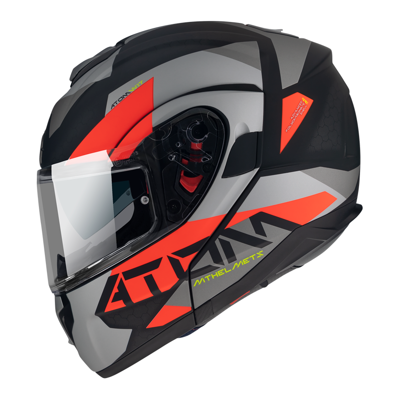 mt atom modular helmet MT- Atom SV- A5 Matt Red- FLIPUP Helmet – Biker's Pad