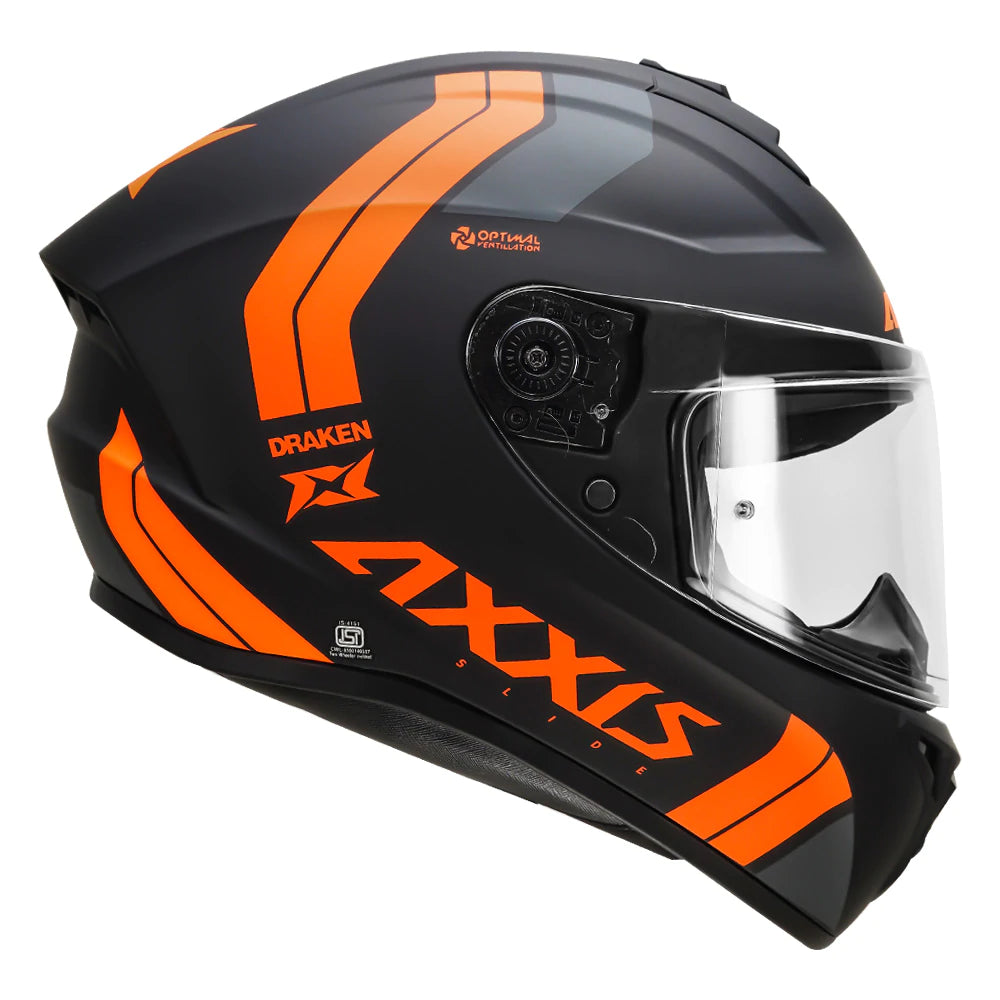Axxis online orange helmet