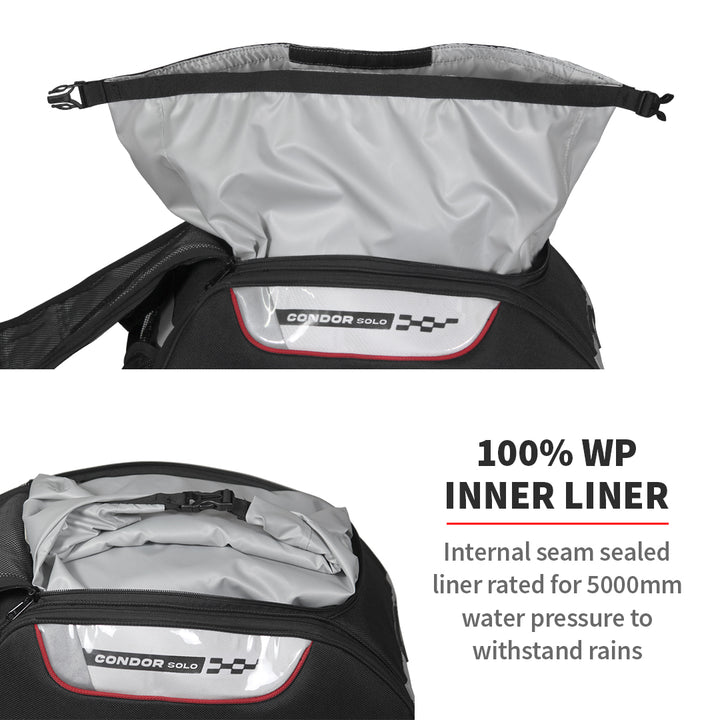 ViaTerra- Condor Solo 100% Waterproof Saddle Bags- 42L