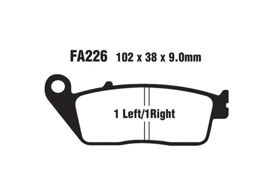 Kawasaki Ninja 650 Brake Pads- EBC