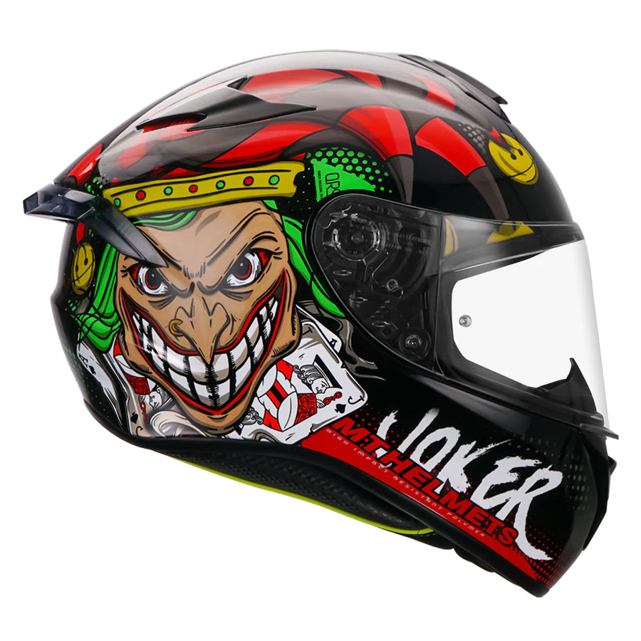 MT Targo Joker (Gloss) Motorcycle Helmet – Biker's Pad