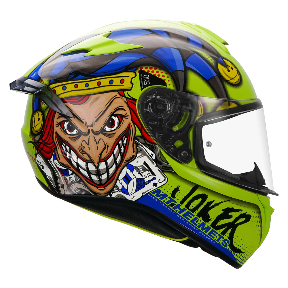 MT Targo Joker (Gloss) Motorcycle Helmet – Biker's Pad MT Targo Joker (Gloss) Motorcycle Helmet – Biker's Pad