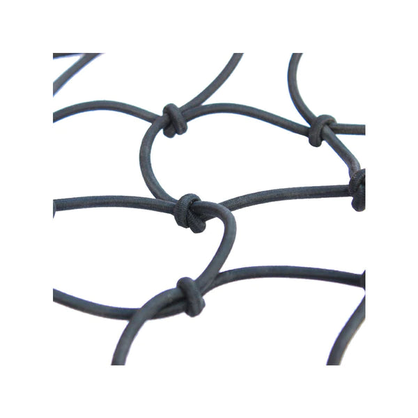 MotoTech - Heavy Duty Flexi Hook Bungee Cargo Net - 40"x40" - Black - 4mm