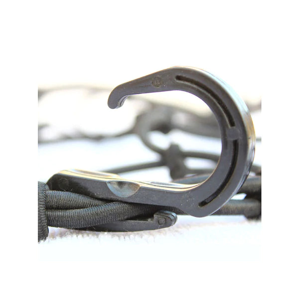 MotoTech - Heavy Duty Flexi Hook Bungee Cargo Net - 40"x40" - Black - 4mm