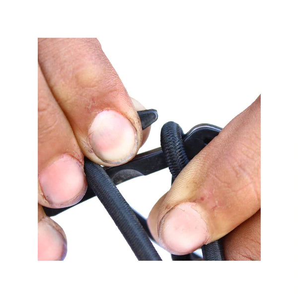 MotoTech - Heavy Duty Flexi Hook Bungee Cargo Net - 40"x40" - Black - 4mm