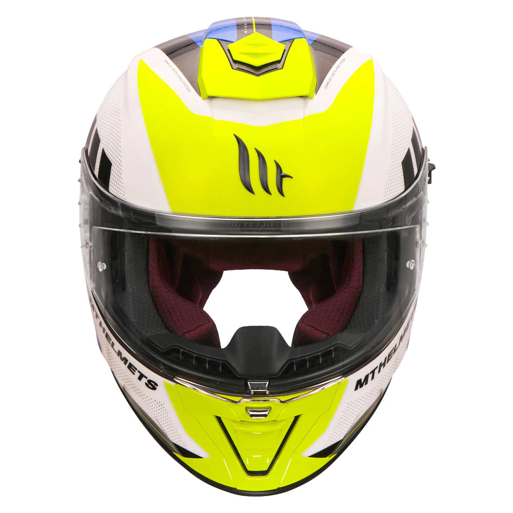 MT Blade 2SV Plus Gloss Motorcycle Helmet Biker s Pad