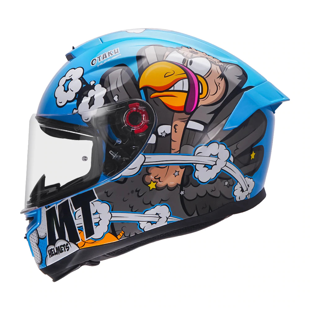 ahegao motorcycle helmet MT Hummer Otaku (Gloss) Motorcycle Helmet – Biker's Pad