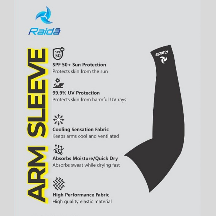 Raida Compression Arm Sleeves - White