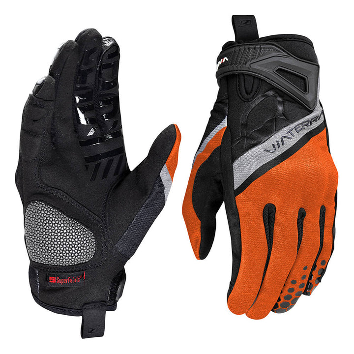 Viaterra- Roost Offroad Riding Gloves- Flame Orange