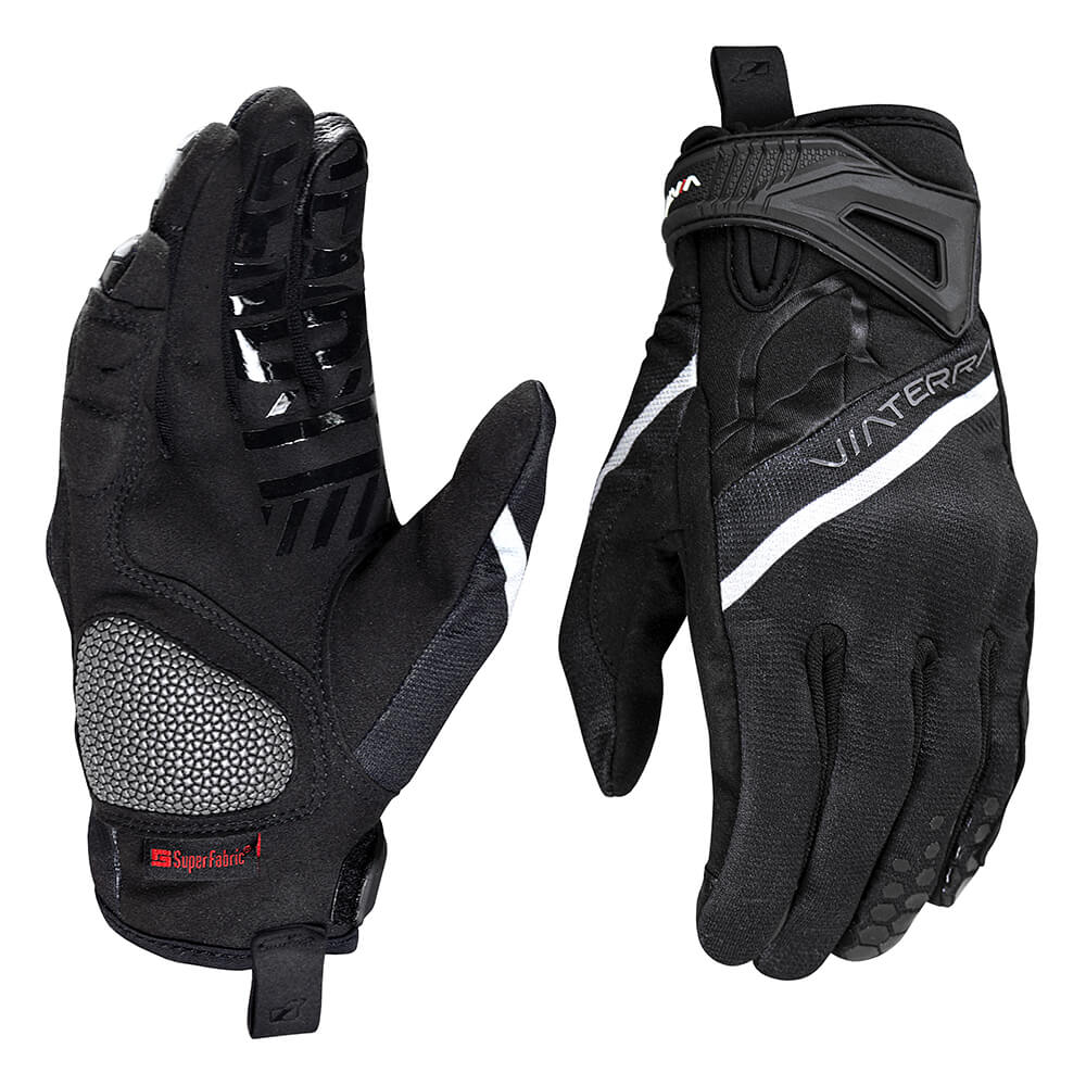 Viaterra- Roost Offroad Riding Gloves- Midnight Black